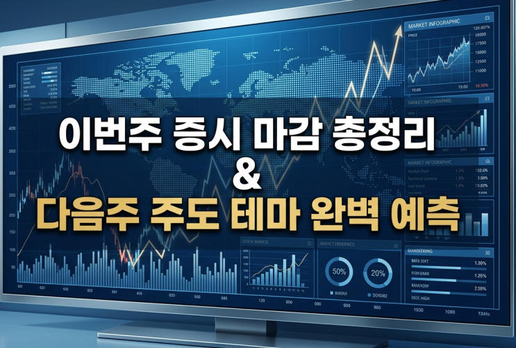  역대급 변동성! 이번주 증시 마감 정리 및 다음주 주도 테마·종목 분석