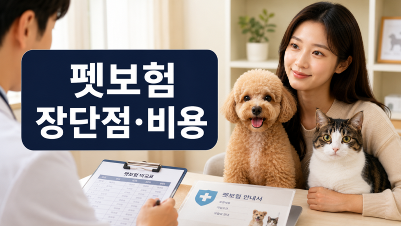 펫보험 필요할까 가입전 장단점과 비용기준