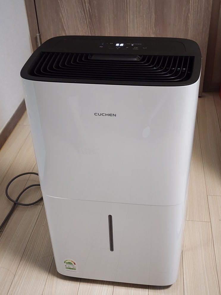  쿠첸 퓨어슬립20L 제습기 사용후기, 장마철 필수 가전으로 만족