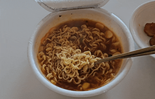 컵라면 추천 농심 육개장 사발면 후기 칼로리 가격 물양 맞추기