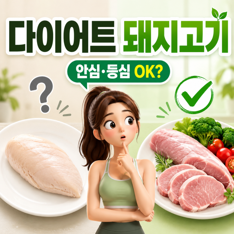 다이어트 중 돼지고기 먹어도 될까? 단백질 많은 부위 따로 있어요