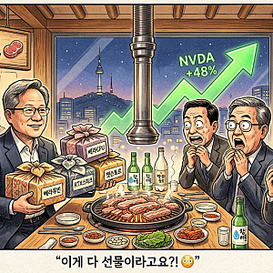 "한국 정말 바빠질 것"…젠슨 황이 삼겹살집 앞에서 꺼낸 4가지 폭탄 선물의 정체