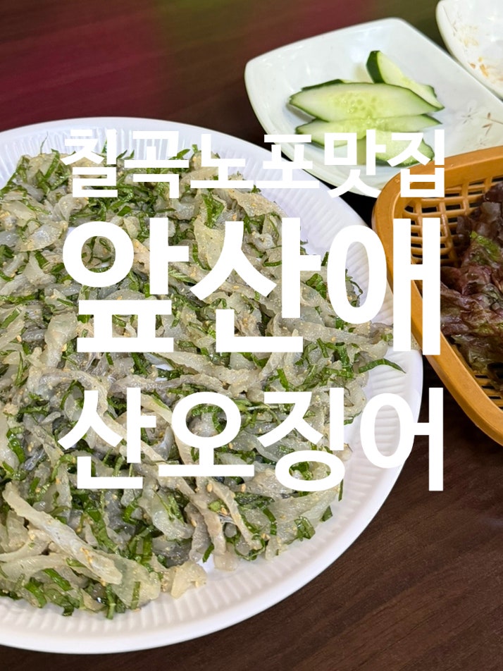  대구칠곡맛집|앞산애산오징어 깻잎막회가 맛있는 노포맛집