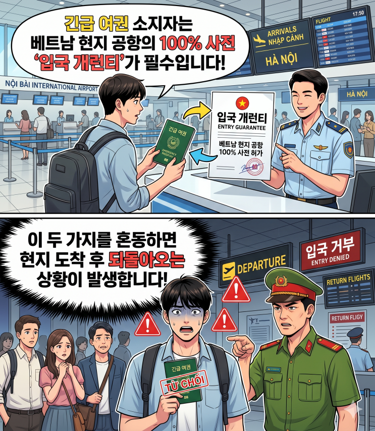  베트남 나트랑 다낭 긴급 여권: 입국 거부 없이 100% 통과하는 유일한 방법