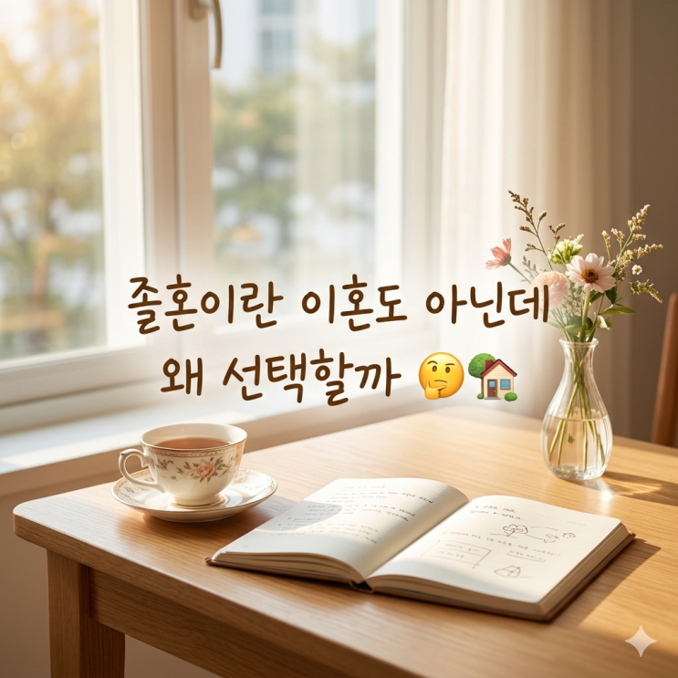 <b>졸혼이란</b>, 이혼도 아닌데 왜 부부들이 선택할까?