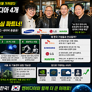 젠슨 황이 한국에 가져온 4가지 선물은? 엔비디아가 한국을 선택한 진짜 이유