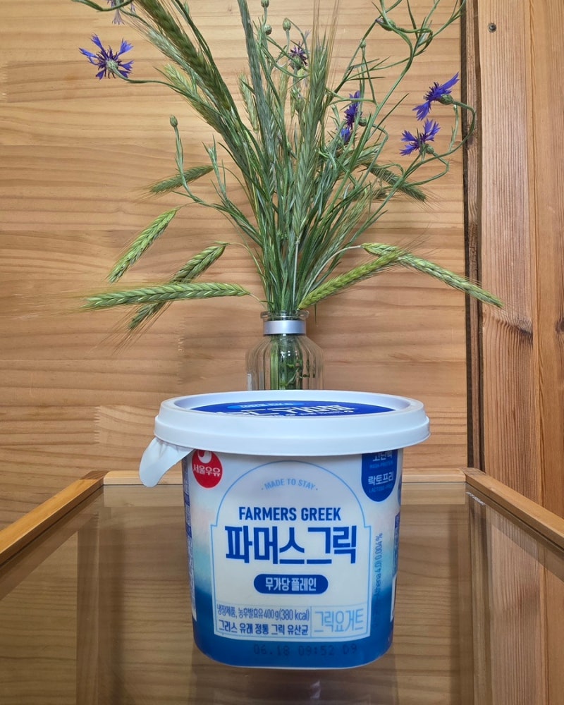 서울우유 [파머스그릭] 무가당 플레인, 신제품 그릭요거트 추천