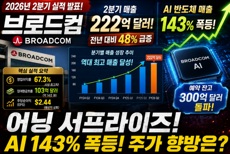  어닝 서프라이즈 기록한 브로드컴 2분기 실적과 빅테크 AI 동맹 현주소