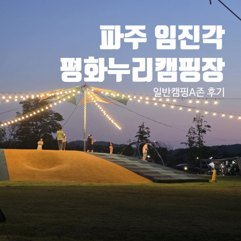 파주 임진각 평화누리 캠핑장 일반캠핑A존 3주 연속 이용 후기 - 위치, 예약 방법, 주차, 편의....