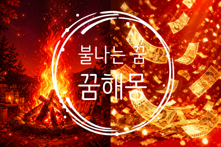  집에 불이 나는 꿈 해몽: 건물에 불나는 꿈, 산불 꿈은 무조건 대박 길몽일까? 