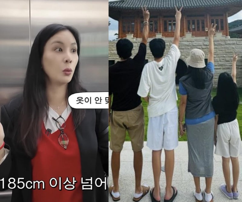 "아들이 185cm 넘었다" 고소영, 장동건 결혼 전 옷이 내 옷 된 사연 공개