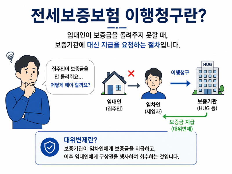 전세보증보험 이행청구 방법, 보증금 못 받을 때 반드시 알아야 할 절차 15가지