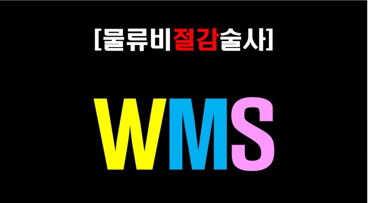  [물류비절감술사] 23년 물류베테랑 '술사'가 생각하는 WMS란?