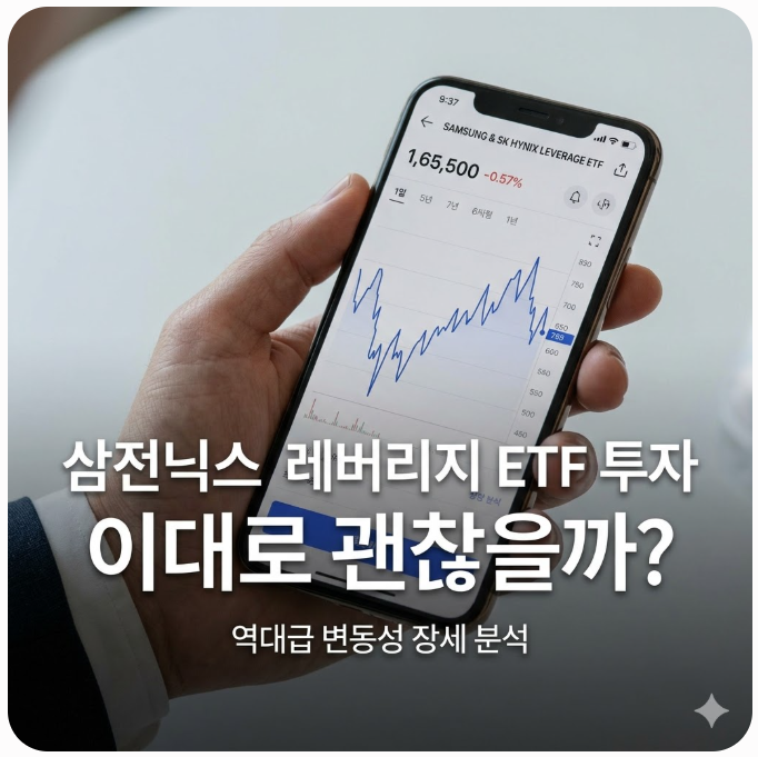  역대급 변동성 장세 삼전닉스 레버리지 ETF 투자 이대로 괜찮을까?