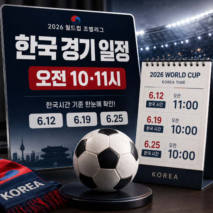한국 경기 중계 일정 한국시간 <b>체코</b> 멕시코 <b>남아공전</b> 확인
