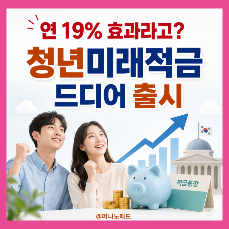  “연 19% 효과라고?” 청년미래적금 드디어 출시
