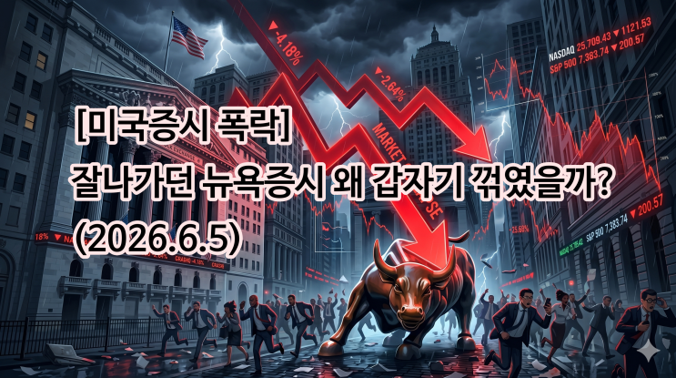  [미국증시 폭락] 잘나가던 뉴욕증시 왜 갑자기 꺾였을까?