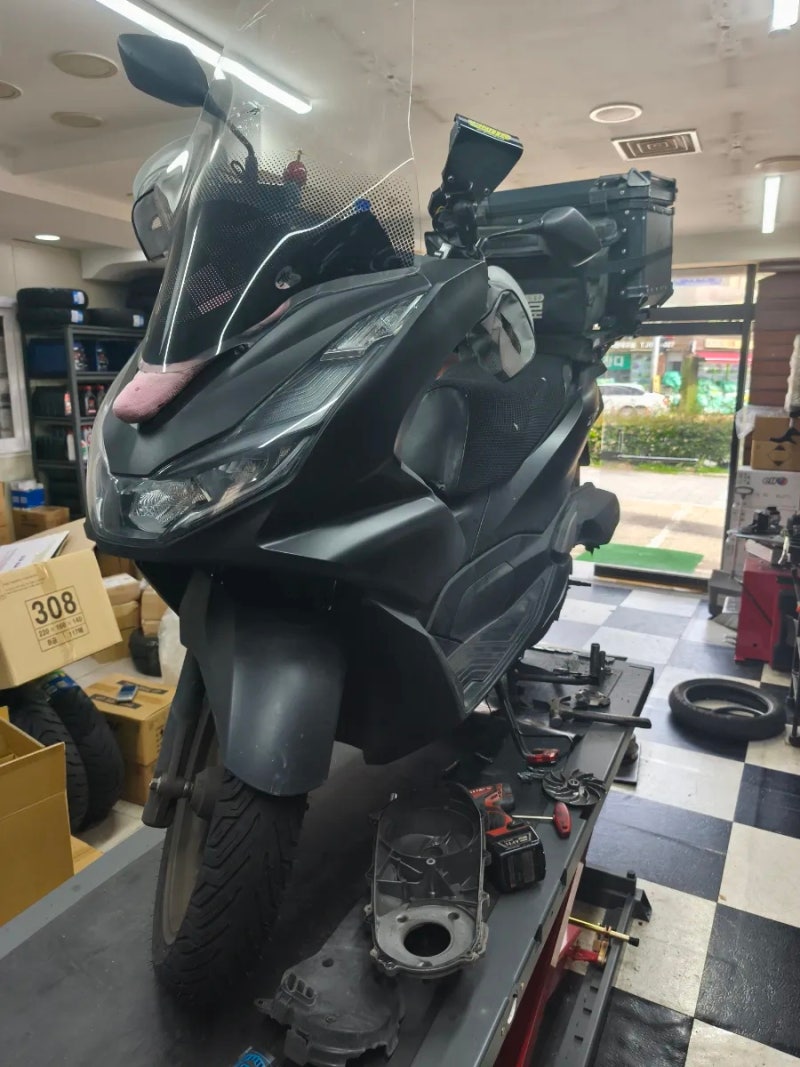 혼다 2021 PCX125 구동계 벨트 교환