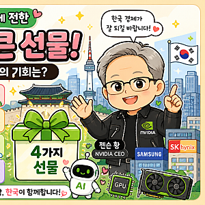 젠슨 황 깜짝 발표! 한국에 AI센터 들어오나? 엔비디아 4가지 선물 총정리