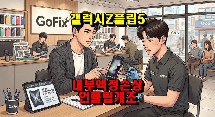  [언플립개조] 공식 서비스센터에서 3번이나 수리했는데 또 깨졌어요… 이번엔 언플립 개조로 영구 해방! 갤럭시 Z플립5 완벽 개조 