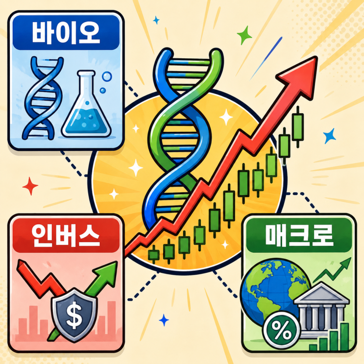  바이오 특징주, 반도체 인버스와 엇갈린 날