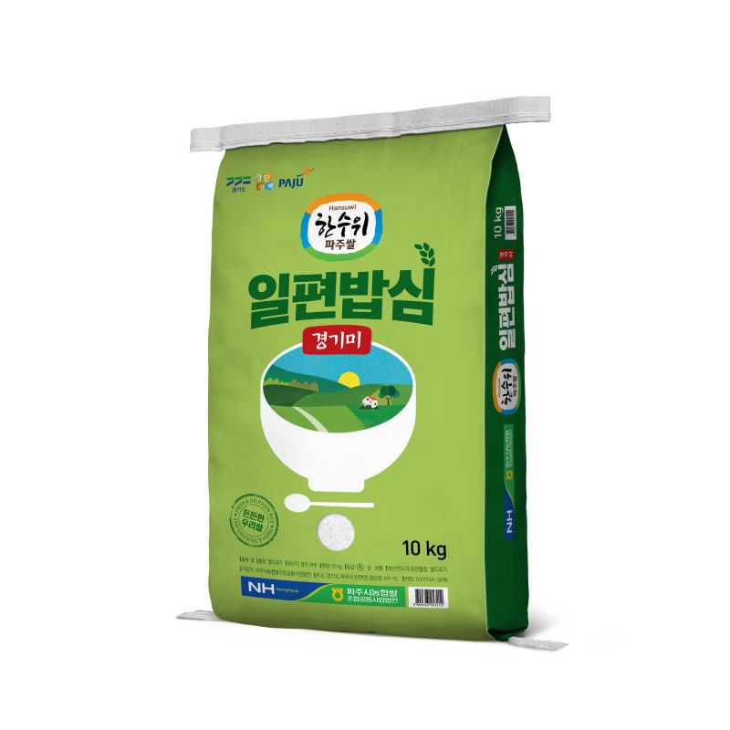 인기 많은 한수위파주쌀 한수위파주쌀 일편밥심 경기미 참드림, 특등급, 10kg, 1개 요즘 많이 ....