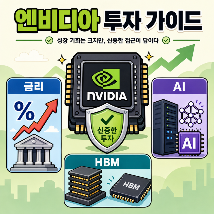  엔비디아 주가, 다음주 흔들릴 때 볼 흐름