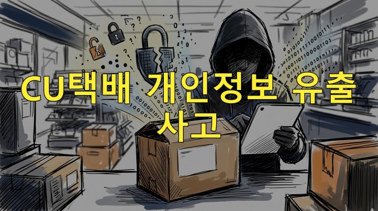 <b>CU 편의점 택배</b> 개인정보 유출 BGF네트웍스 <b>해킹</b> 사고 총정리