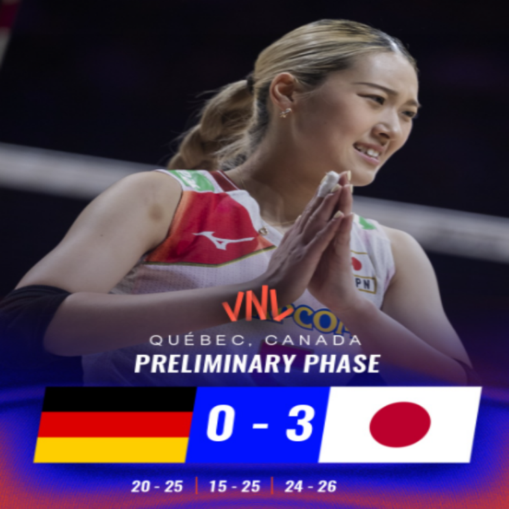 일본 여자배구 2026 VNL 독일꺾고 3연승!! 얄밉게 잘하고, 너무도 빠르고 쉴틈없이 움직이는 스마트 배구!! 우리나라였으면 어땠을까??