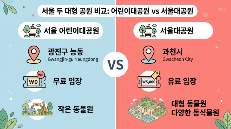 서울 어린이대공원 동물원 무료입장, 2026년 6월 현재 최신 정보는?