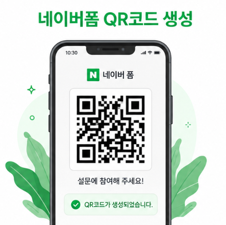 네이버폼 QR코드 생성 방법, 설문 링크를 큐알로 만들기