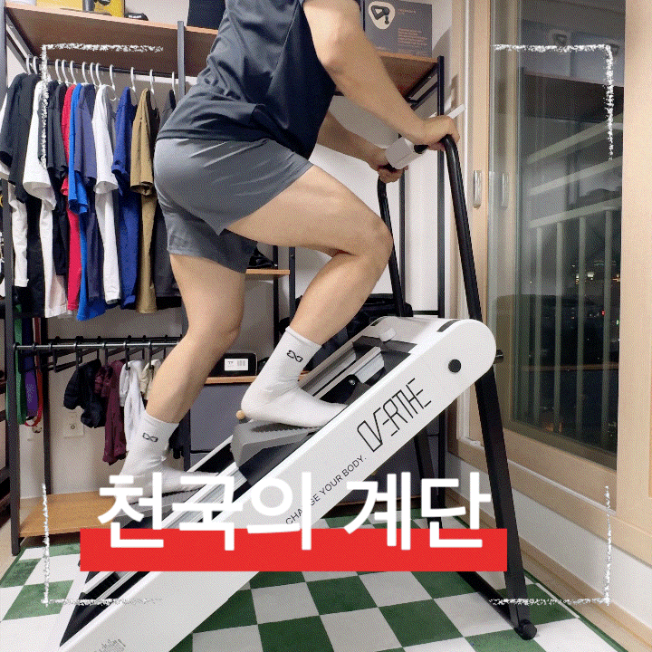  층간소음 걱정 없는 다이어트와 힙업 머신 오버더 가정용 천국의 계단