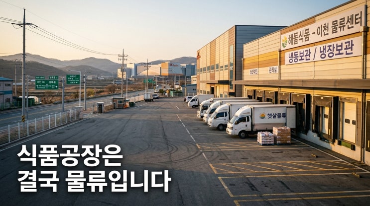  이천 식품공장 입지·교통망 분석| 왜!이천을 선택하는 이유는 무엇일까?