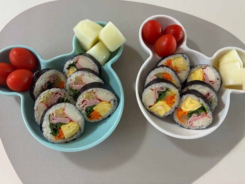아이 소풍 도시락 메뉴, 냉장고 털어 만든 카페 비주얼'잠봉 김밥'레시피