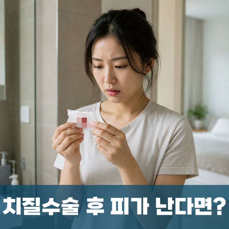 치질수술 당일퇴원 후, 병원에 다시 연락해야 하는 증상은? - 부산 명지항외과