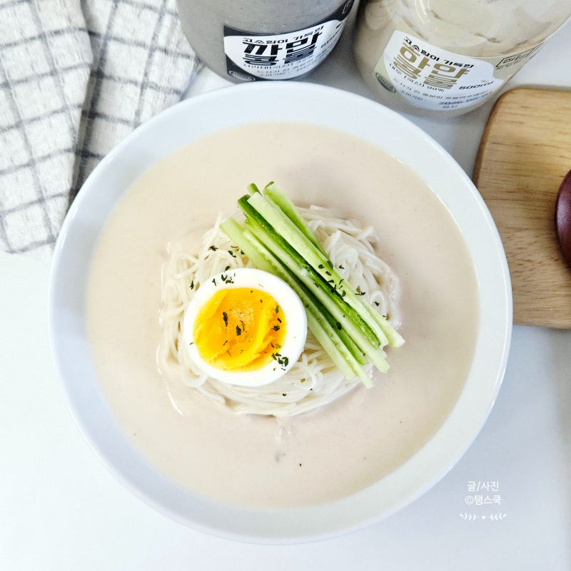 콩국수부터 아침 대용까지 다양하게 즐긴 정담두부집 콩물