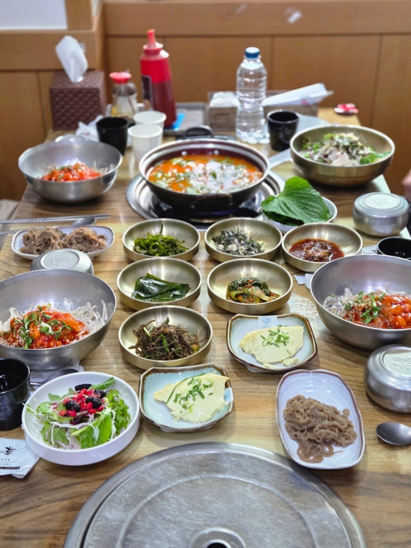 양산 개별룸 로컬맛집 북정동 물회 전문점 해초 양산본점