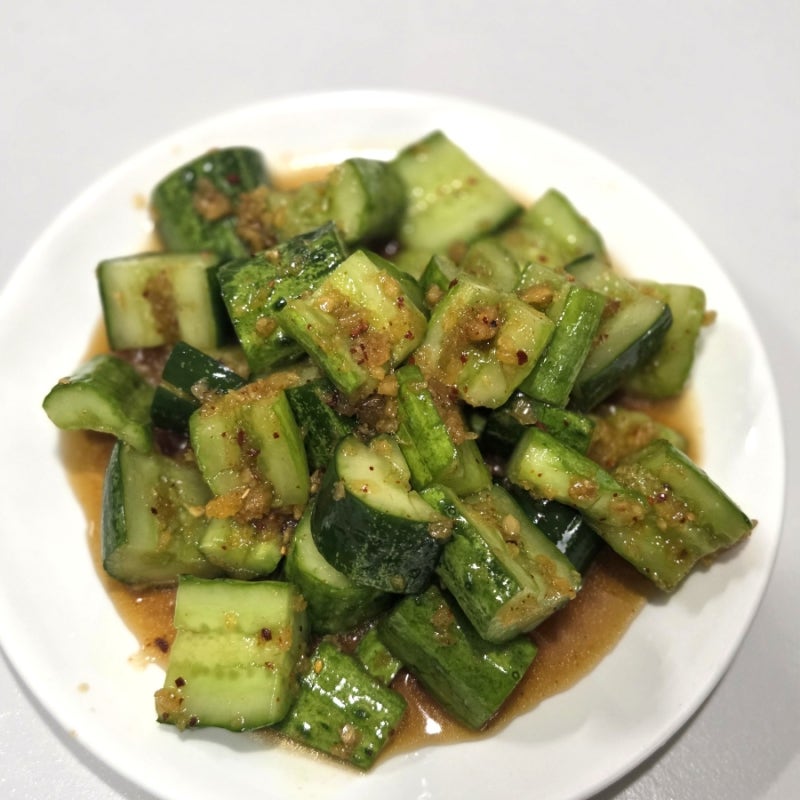 양꼬치집 맛! 집에서 만드는 아삭한 오이탕탕이 (중국식 오이무침 파이황과) 레시피