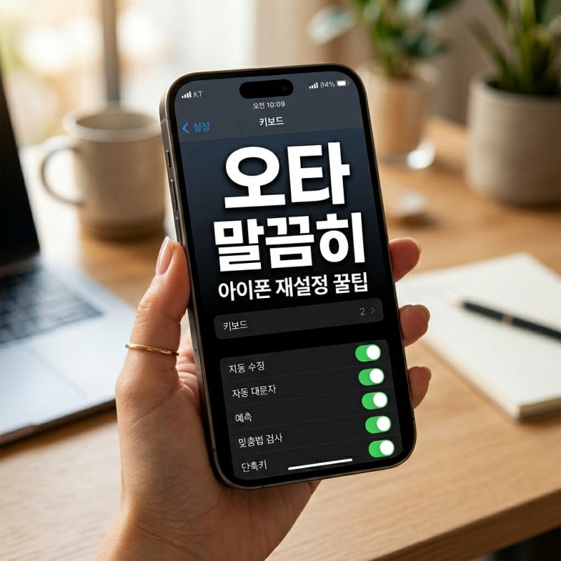 아이폰오타재설정 방법, 키보드 오류 1분 만에 해결하기