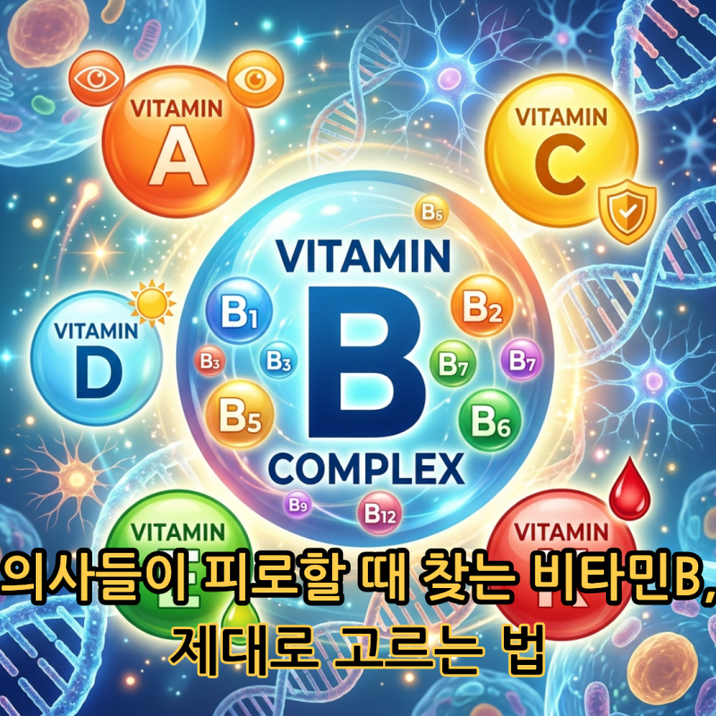 의사들이 피로할 때 찾는 비타민B, 제대로 고르는 법