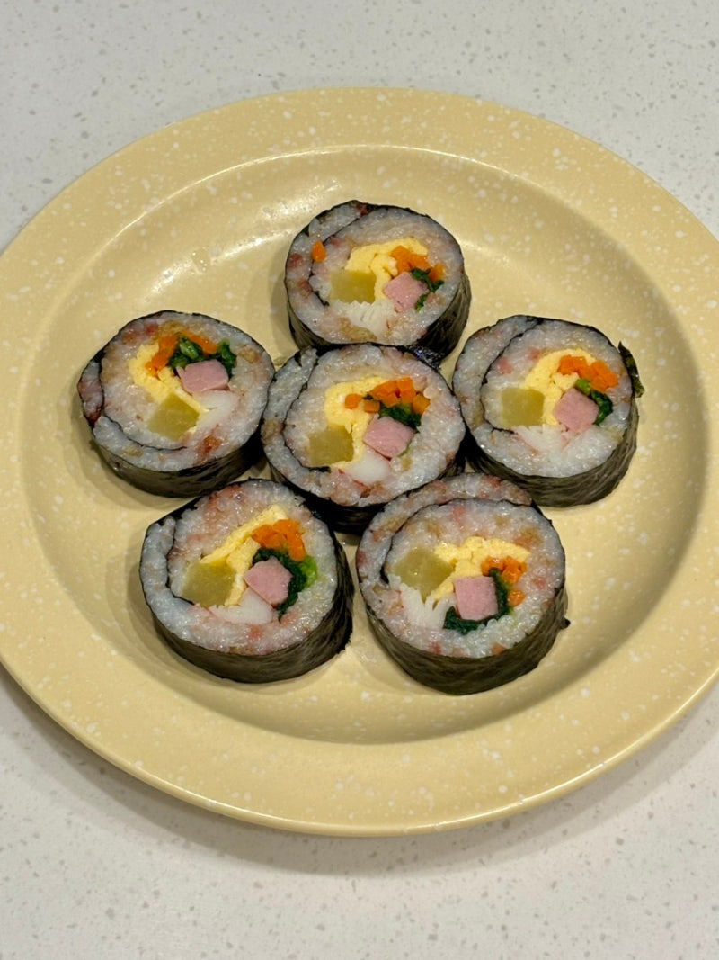 전화 800통 안 해도 되는 제주 오는정김밥 초간단 황금레시피 (유부 튀김 밥 양념 비법)