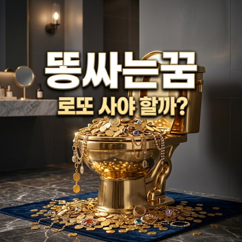 똥싸는꿈 해몽 로또 사야 할까 상황별 길몽 흉몽 완벽 분석