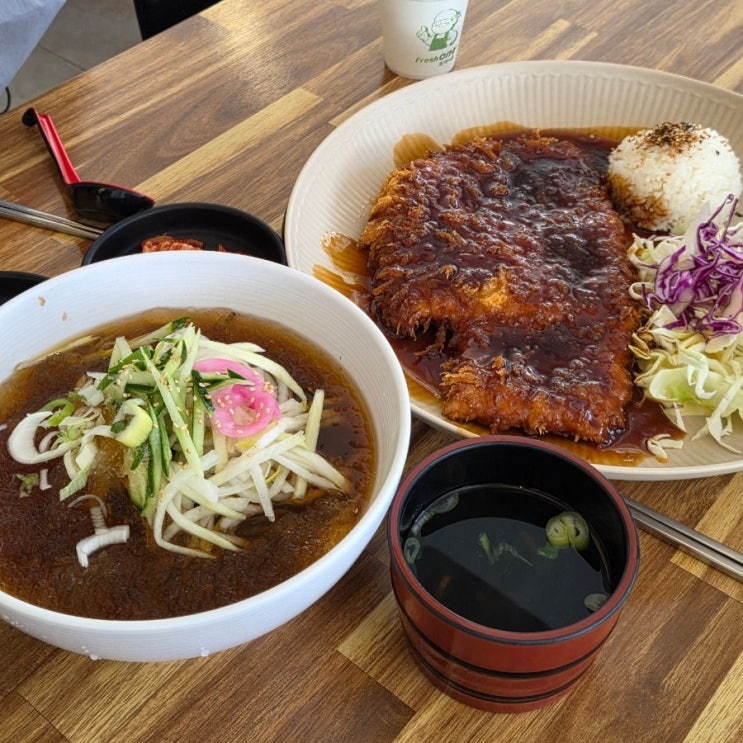  광주 월산동 맛집 모밀맨 냉모밀국수와 리얼수제돈까스 내돈내산 후기