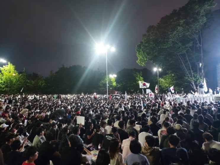 올림픽공원 개표소(<b>핸드볼</b>경기장) 시위 후기