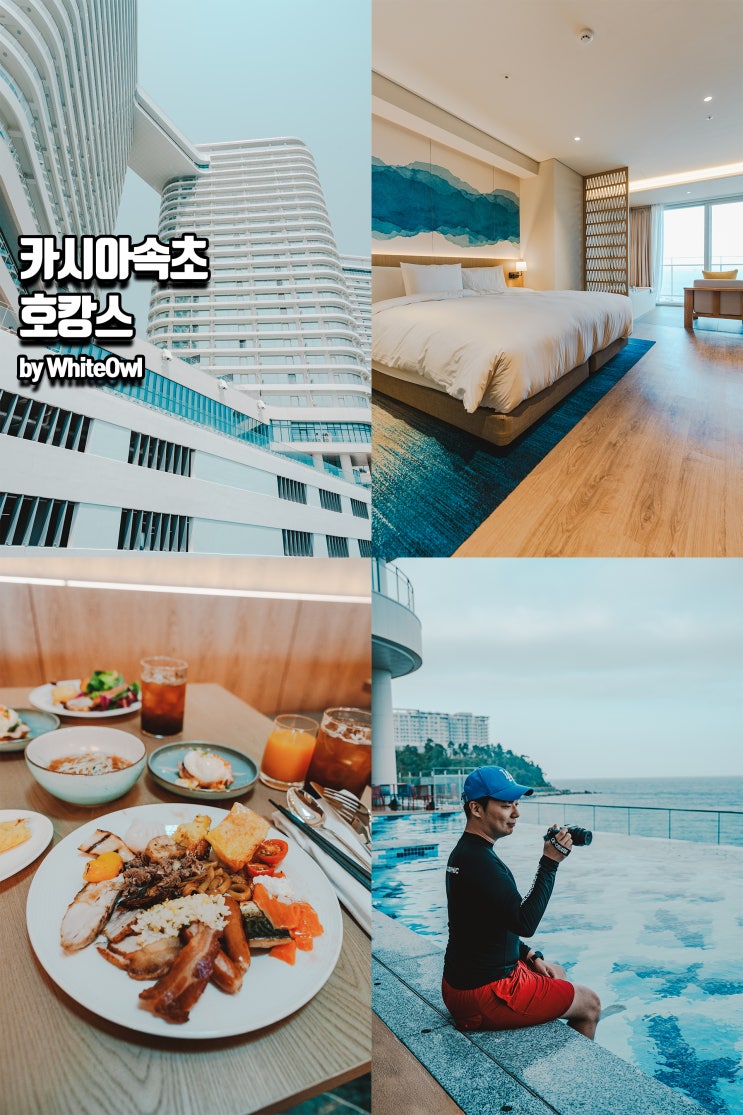  카시아속초 호텔 앤 리조트 조식 및 수영장 여름 호캉스 후기