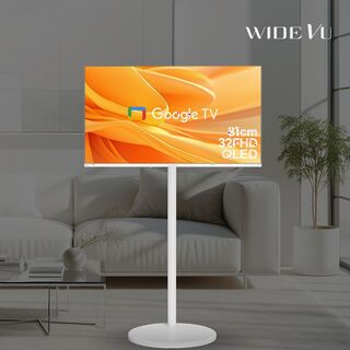  화이트에디션 구글스마트81cm(32인치) FHD QLED TV - 와이드무빙뷰 삼탠바이미 완벽 호환