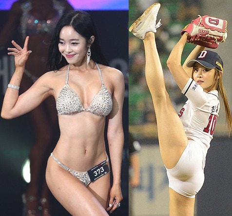  두산 레전드 시구자였어?! 이숙캠 3천원부부 최설화 인플루언서 과거 , 두산 레전드 시구자였어? 이숙캠 3천원 부부 최설화, 인플루언서 과거 재조명…머슬마니아 여신 (jtbc예능)