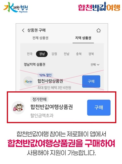 [대한민국 반값여행 경남] 합천 신청방법 총정리/ 여행비 최대 50% 환급받는 방법