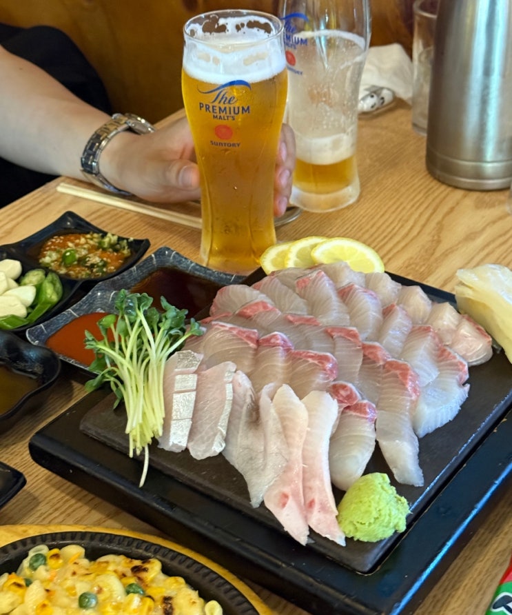  대방어보다 맛있다? 여름 제철회 잿방어 후기 (동어동락 삼성본점)