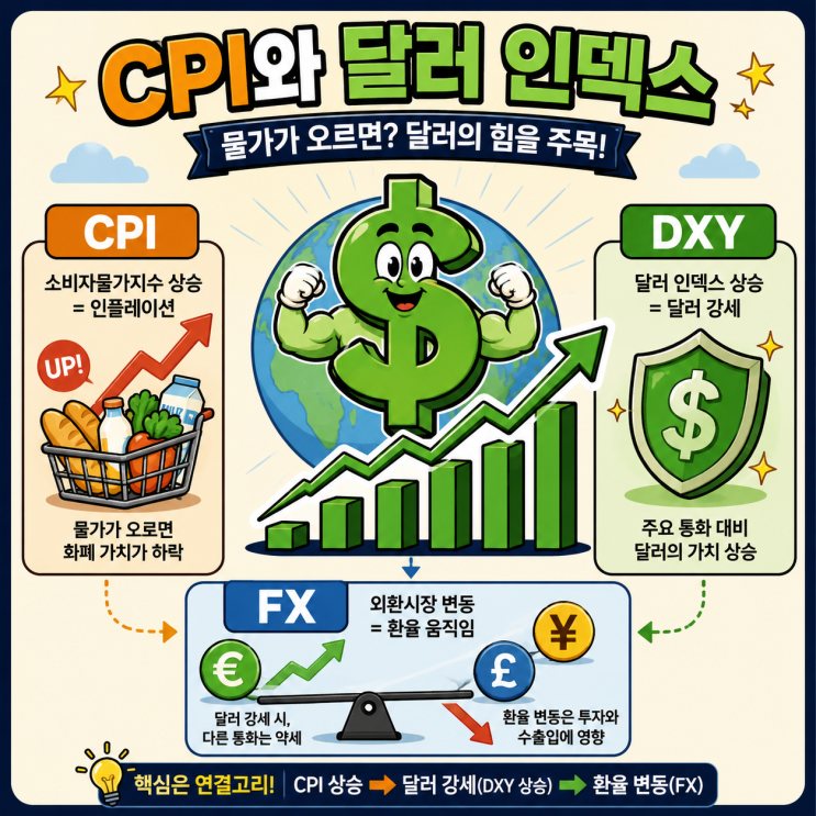  미국 CPI 발표, 달러 인덱스가 흔들릴까